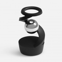 Desktop anti-stress Mindflow, black with silver.