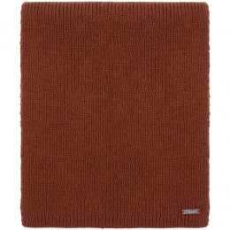 Bernard's brown (terracotta) scarf.