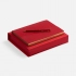Nebraska Flex set, red with gold.