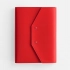 Clean Slate undated red daily planner-organizer.