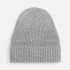 Catch Match beanie without a pompom, light grey melange.