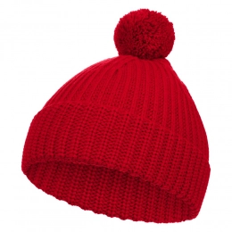 Nordvik deep red beanie.