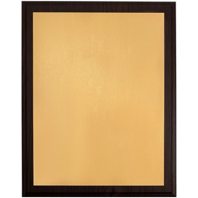 
                                                Плакетка Plaque XL, венге с золотистой пластиной
                                                