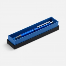 Ballpoint pen Arvent Glossy in a case, blue.