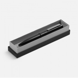 Ballpoint pen Inkolor in a case, black with grey.