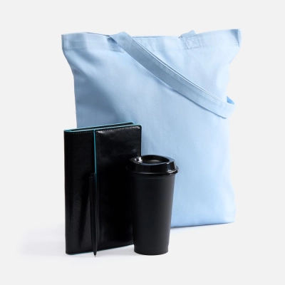 
                                            Alanis set, black with blue.
                                            