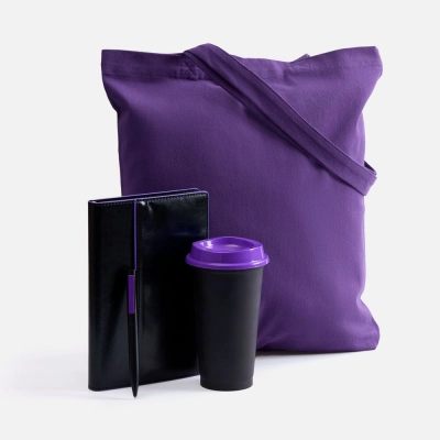 
                                            Alanis set, black with purple.
                                            