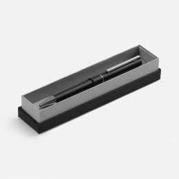 Ballpoint pen Blade Soft Touch in a case, black.
