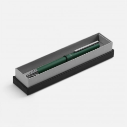 Ballpoint pen Blade Soft Touch in a case, green.