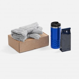 Floktoria set, blue with grey.