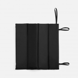 Folding cushion-seat Outdoorsy, black