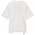 Short-sleeved Siluetti Volumica sweater, milky white.