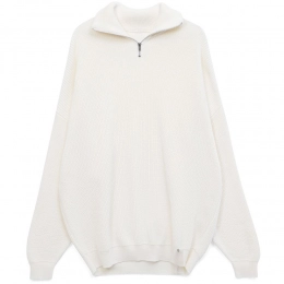 Джемпер Siluetti Birne, молочно-белый