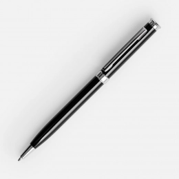 Ballpoint pen Finn Chrome, black