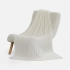 Eloisa milk-colored blanket.