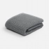 Nubeli gray melange blanket