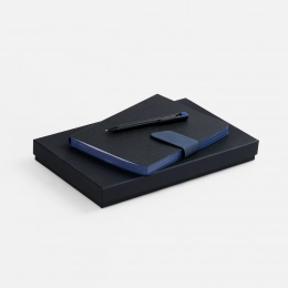 Boom set, black with blue