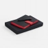 Boom set, black with red.