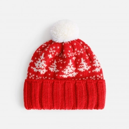 Holidale red and white hat.