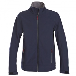 Softshell men's Trial jacket, dark blue