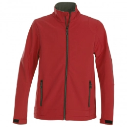 Softshell men's Trial jacket, red