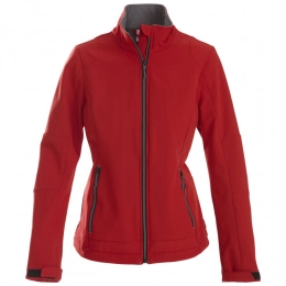 Softshell women's Trial Lady jacket, red