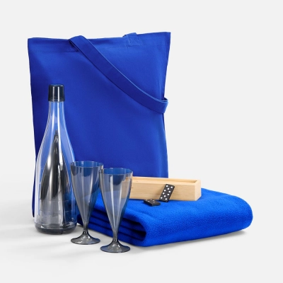 
                                                Dominelli set, bright blue
                                                