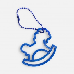 Подвеска «Лошадка-качалка», 3D-печать, синяя