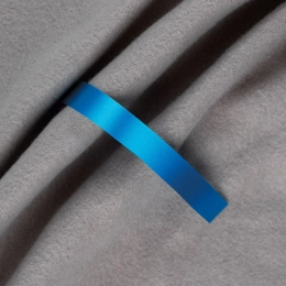 Лента сатиновая Satin 10 S, голубая, 40 см