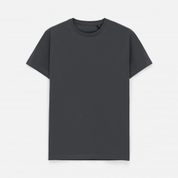 Футболка унисекс T-Bolka 200, темно-серая (графит)