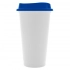 Cup with lid Color Cap White, white with blue