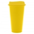 Color Cap Cup with Lid, Yellow