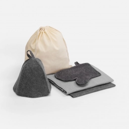 Heat Therapy ver.2 Men's Light Grey Bath Set.