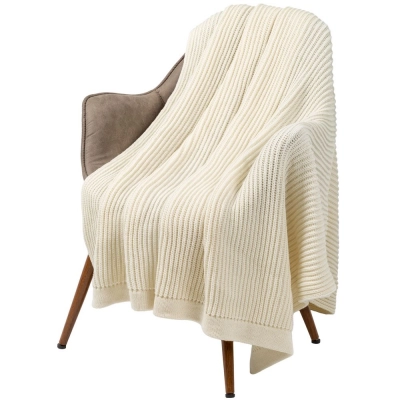 
                                                Shirr Blanket, creamy white
                                                