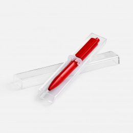 Ballpoint pen Prodir DS4 PMM-P in a case, red.