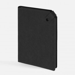Espresso daily planner, undated, black.