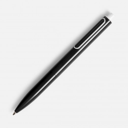 Ручка шариковая Outliner, черная с белым