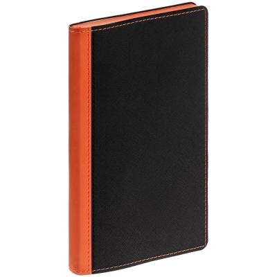 
                                                Nice Twice undated black and orange diary.
                                                