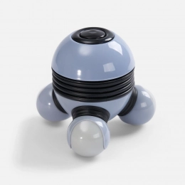 Handheld vibrating massager Spacy, grey with black.