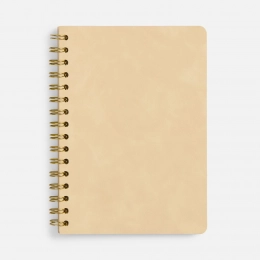 Ежедневник Spiral, недатированный, бежевый