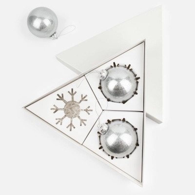 
                                                Finery Trio set, silver-colored
                                                