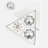 Finery Trio set, silver-colored