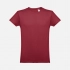 Men's burgundy Luanda T-shirt.