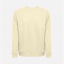 Unisex Colombo light yellow sweatshirt.
