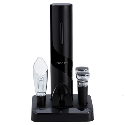 
                                            Circle Joy Electric Wine Bottle Opener Set, Black
                                            