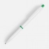 Ballpoint pen Bright Pop, white with green.