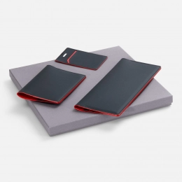 Multimo Simple set, black with red.