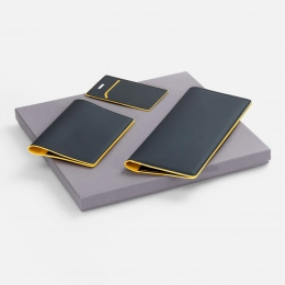 Multimo Simple set, black with yellow