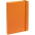 Undated orange New Factor daily planner.