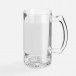 Barbucks sublimation printing beer mug.